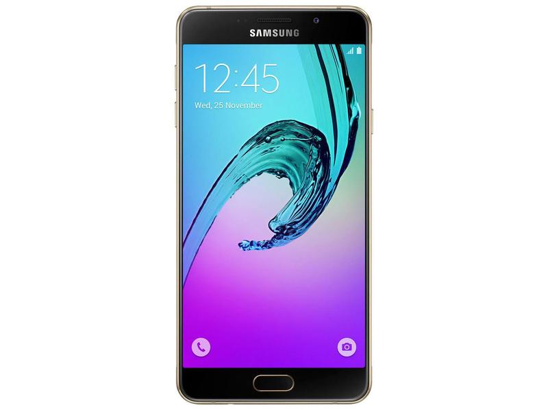 Smartphone Samsung Galaxy A7 2016 Duos 16GB - Dourado Dual Chip 4G